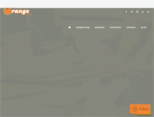 Tablet Screenshot of orangedcm.com.br